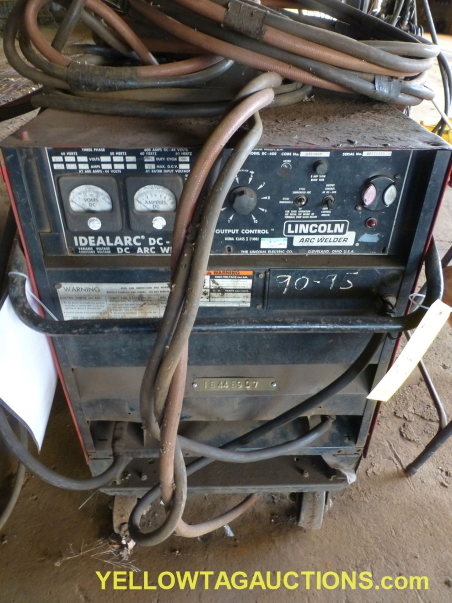 Lot of (2) Lincoln Components | (1) Lincoln Arc DC 600 Welder; (1) Lincoln LN-9 Wire Feeder - Image 2 of 11