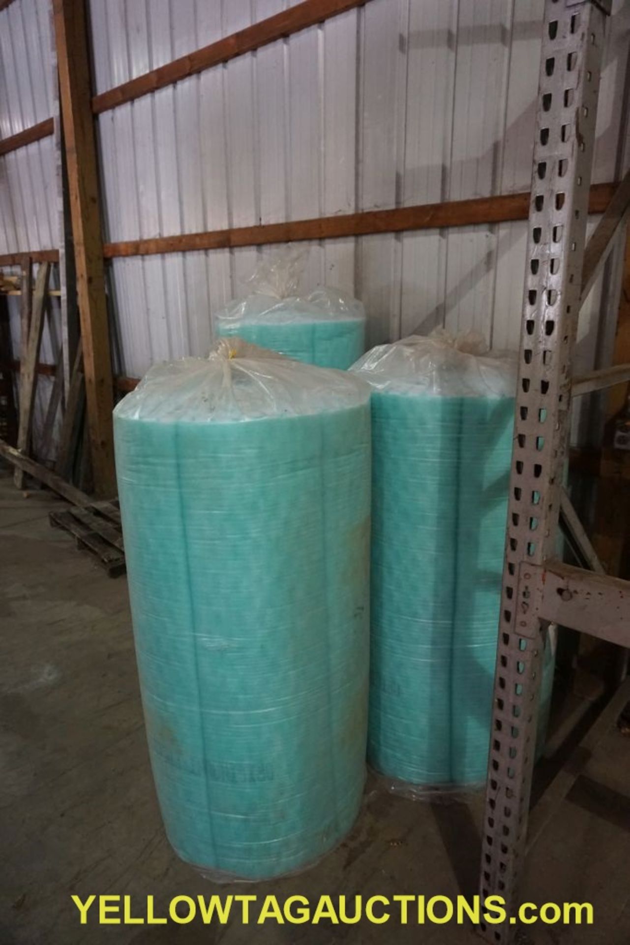 Lot of (3) Rolls of Paint Pockets Green 48" Long Blankets - Image 5 of 5