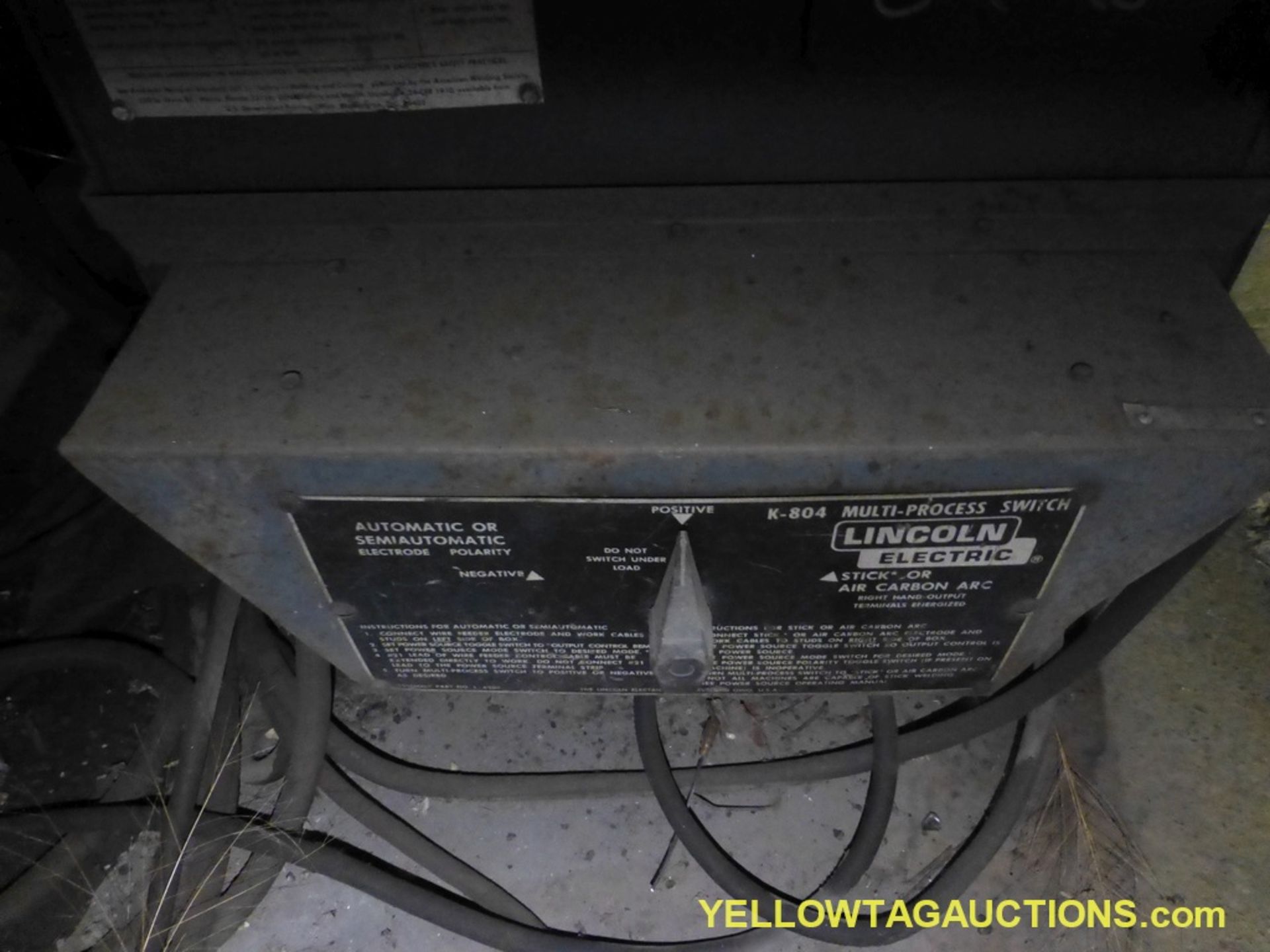 Lot of (2) Lincoln Components | (1) Ideal Arc DC 600 Arc Welder Model No. DC 600 w/Multi Processing - Image 6 of 12