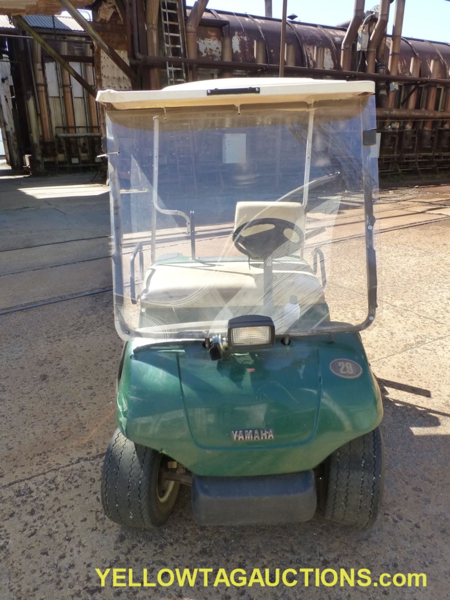 Yamaha Gas Power Golf Cart - Image 5 of 14