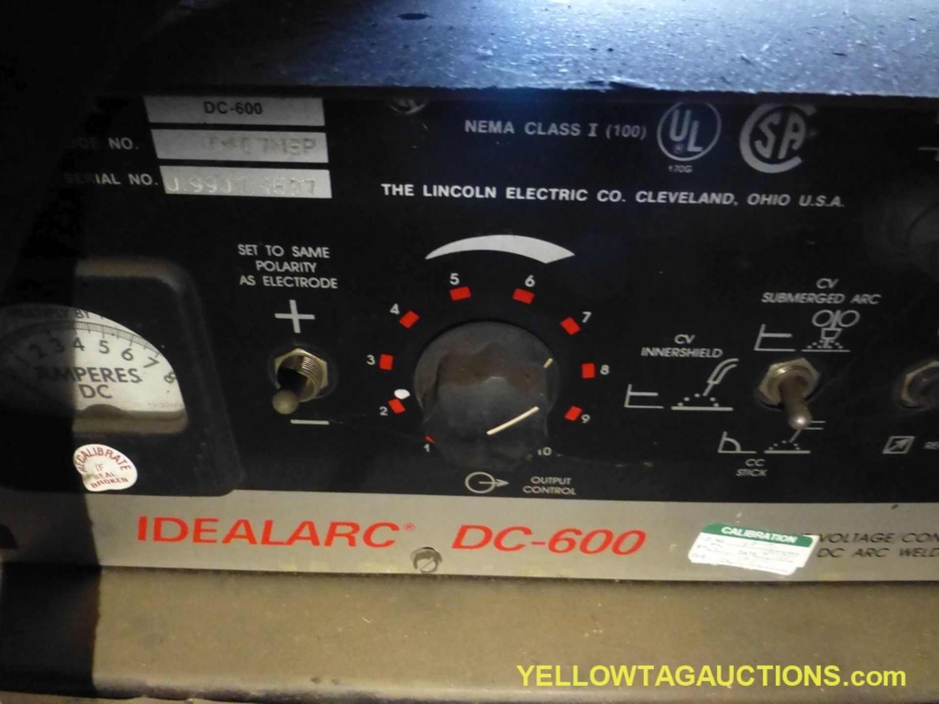 Lincoln Electric Ideal Arc DC 600 Arc Welder | Model No. DC 600 - Image 4 of 6