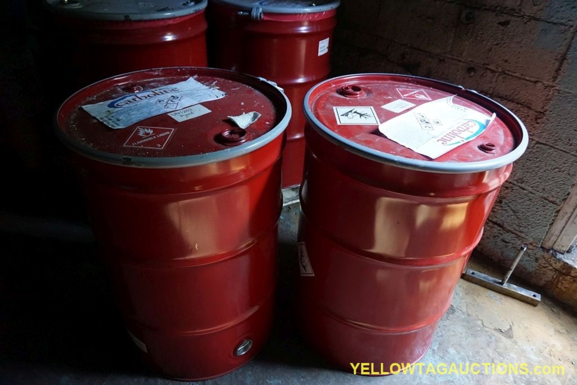 Lot of Approx. (36) 55 Gallon Drums of Carboline Coating | Includes: Black C900, Color 0908 - Image 11 of 15