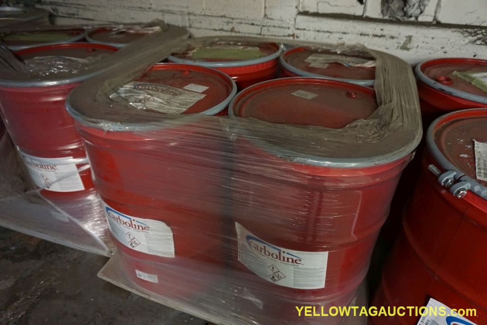 Lot of Approx. (36) 55 Gallon Drums of Carboline Coating | Includes: Black C900, Color 0908 - Image 6 of 15