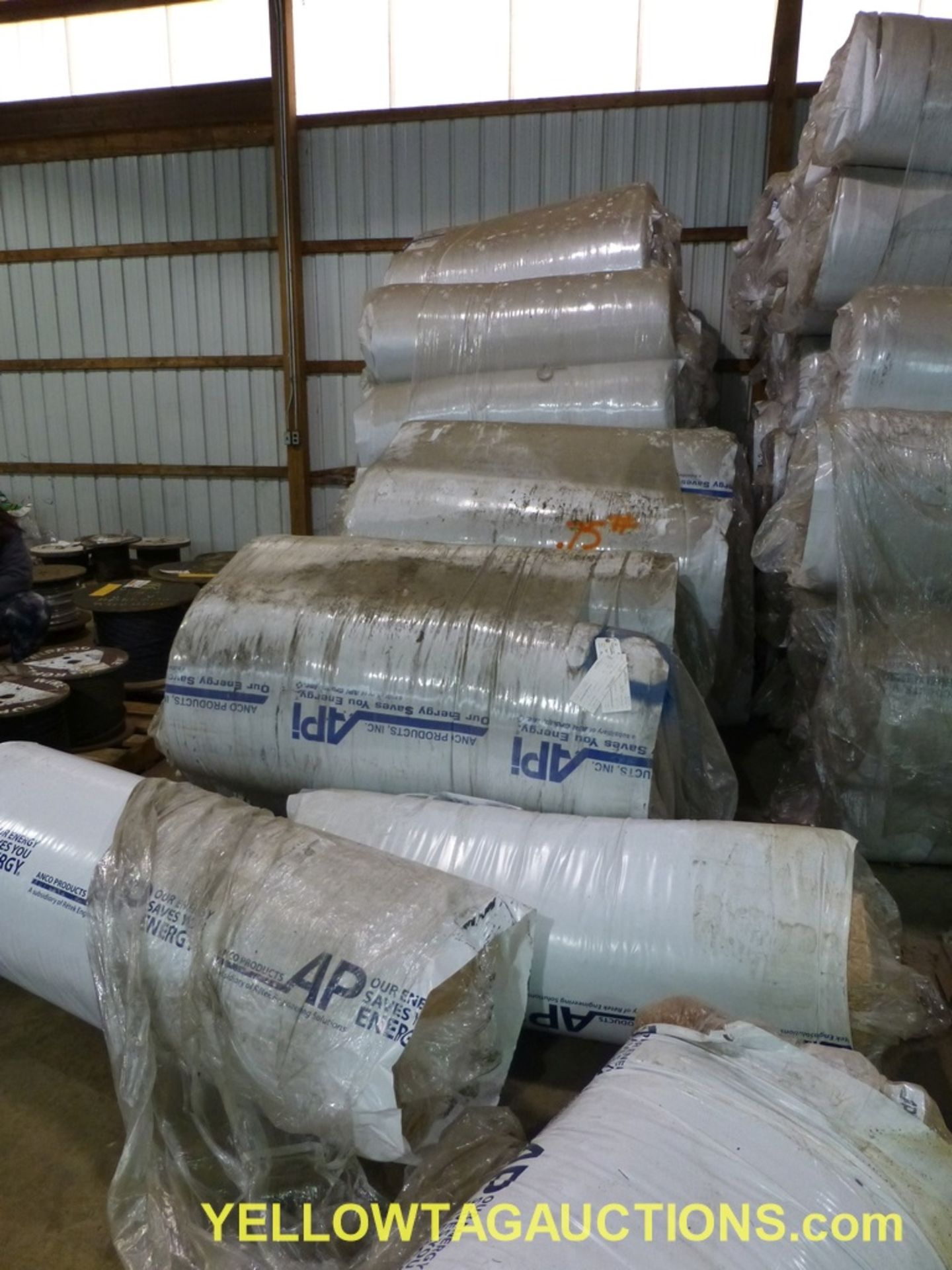 Lot of Approx (30) Rolls of Anco Products Insulation | New Surplus