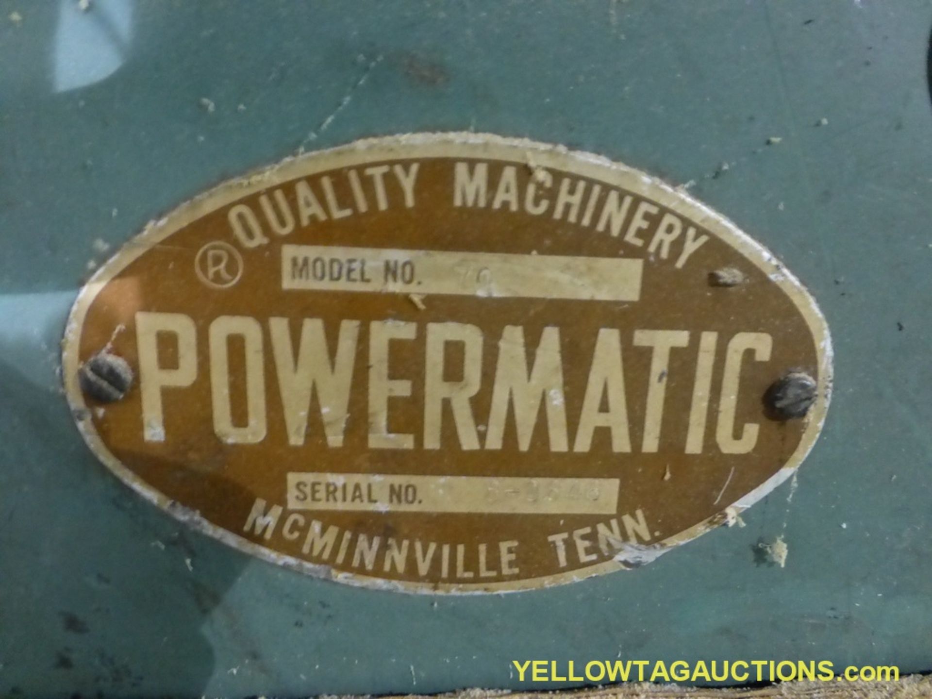 Powermatic Table Saw | Model No. 70; Machine Size: 12" - Image 11 of 12