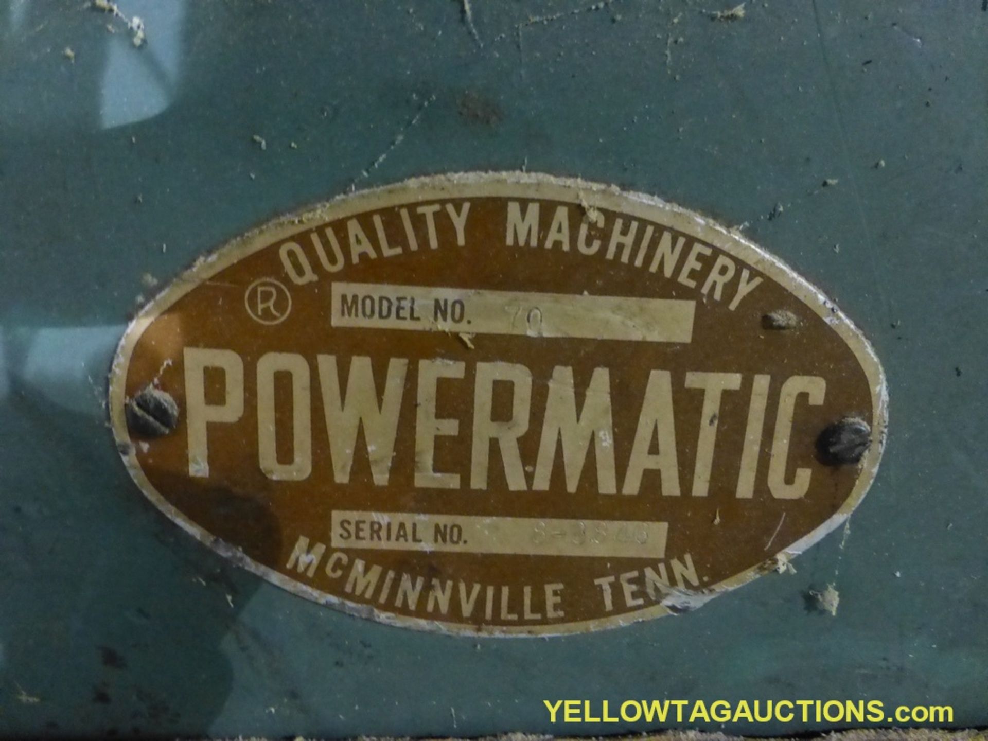 Powermatic Table Saw | Model No. 70; Machine Size: 12" - Image 12 of 12