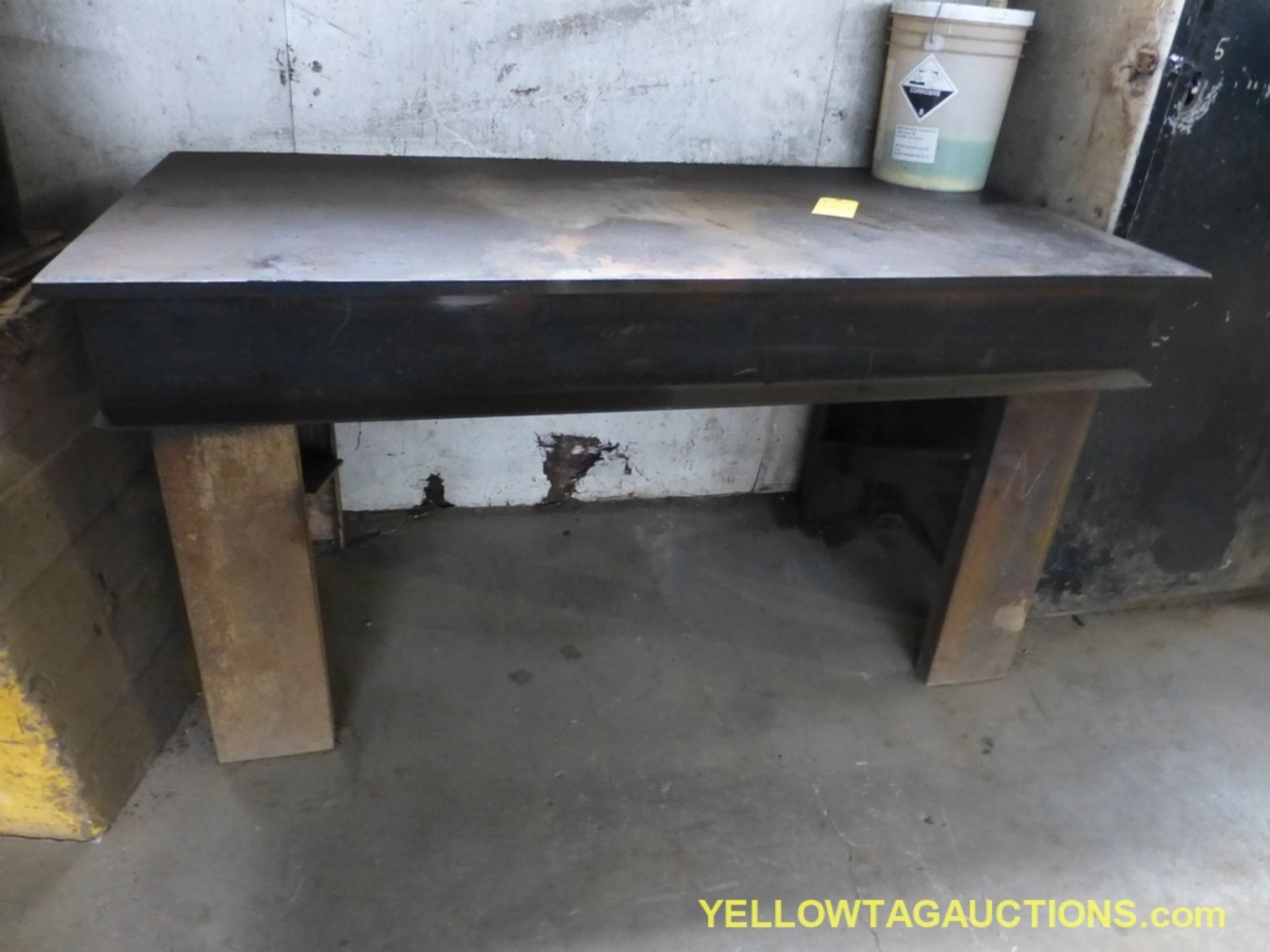 Metal Work Table | 6'L x 3'W x 38"H