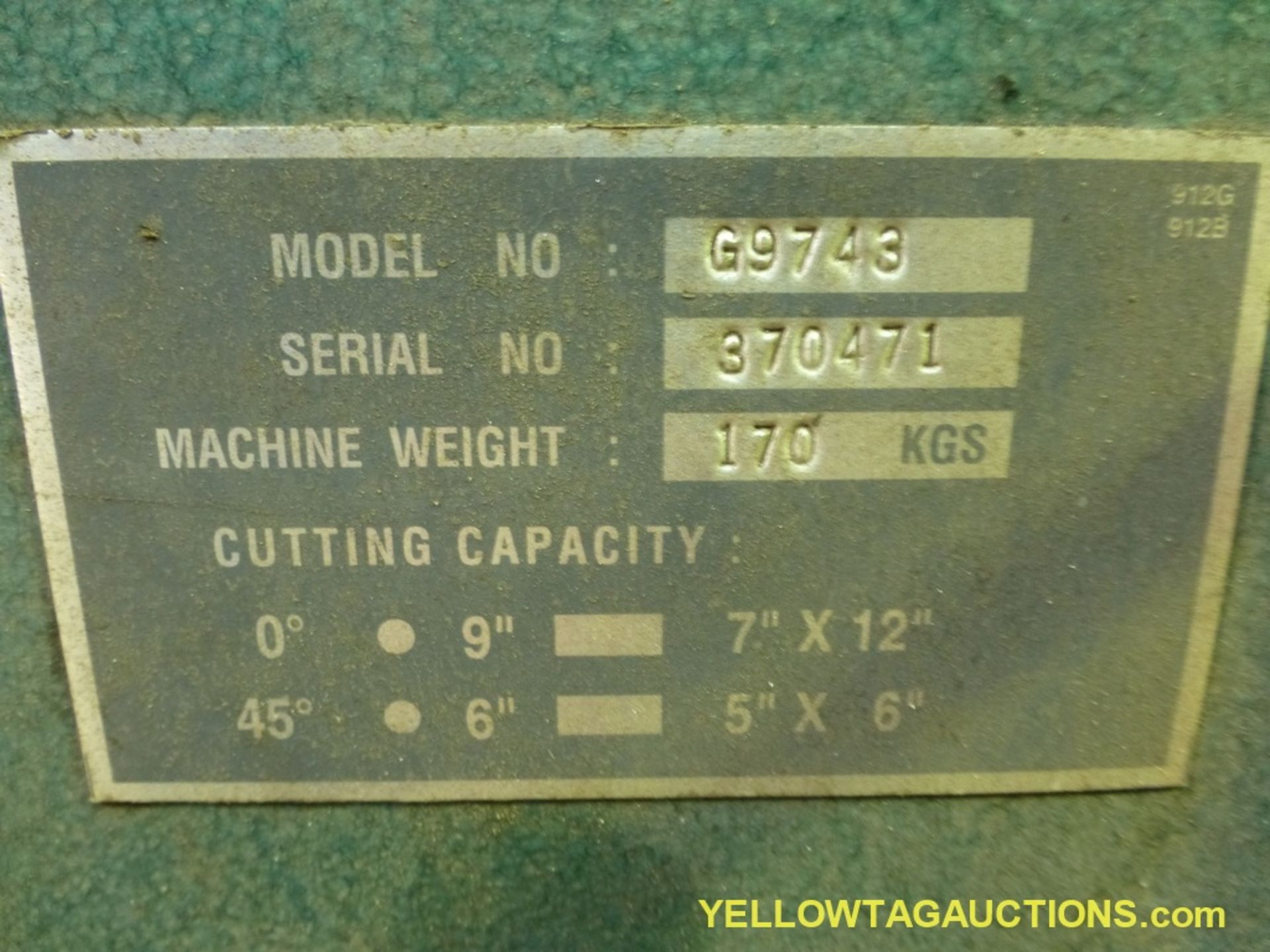 Grizzly Band Saw | Model No. 69743; Horizontal, 7" x 12" - Image 11 of 12