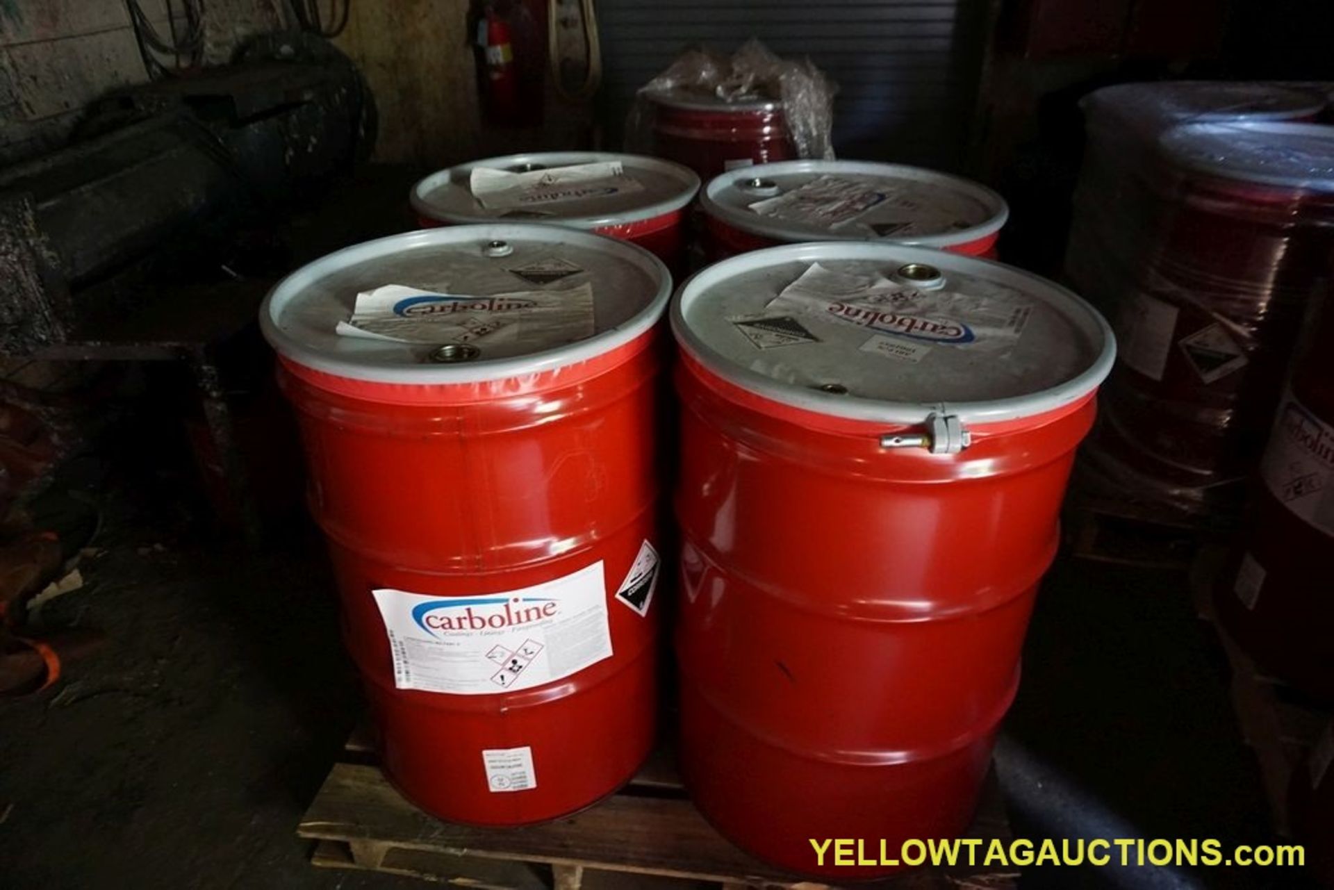 Lot of Approx. (36) 55 Gallon Drums of Carboline Coating | Includes: Black C900, Color 0908 - Image 15 of 15