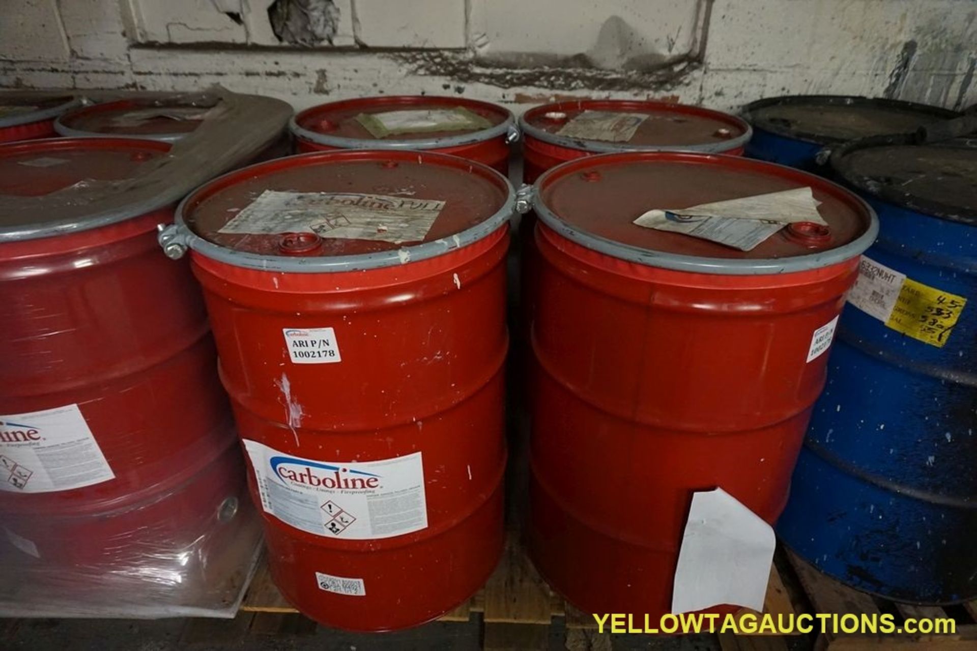 Lot of Approx. (36) 55 Gallon Drums of Carboline Coating | Includes: Black C900, Color 0908 - Image 2 of 15