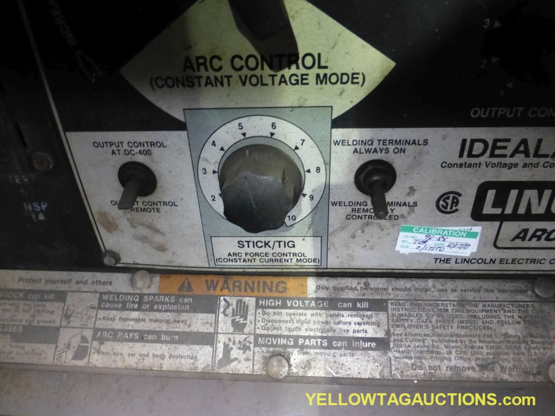 Lot of (2) Lincoln Welding Components | (1) Ideal Arc DC 600 Arc Welder; (1) Squirt Welder Wire Feed - Image 7 of 11