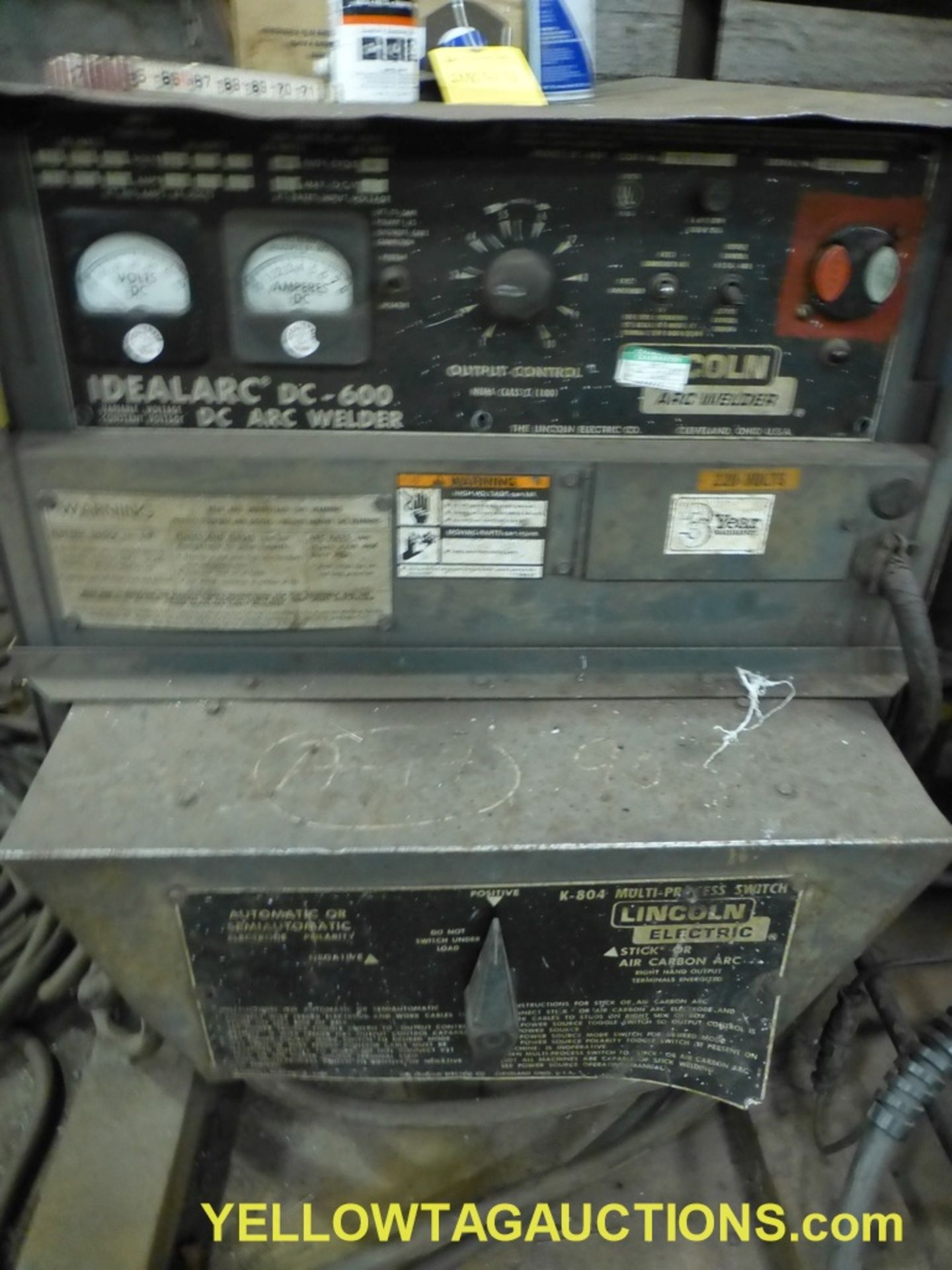 Lot of (2) Lincoln Components | (1) Lincoln Arc Ideal Arc DC 500 Welder; (1) Lincoln LN-9 Wire Feede - Image 2 of 13