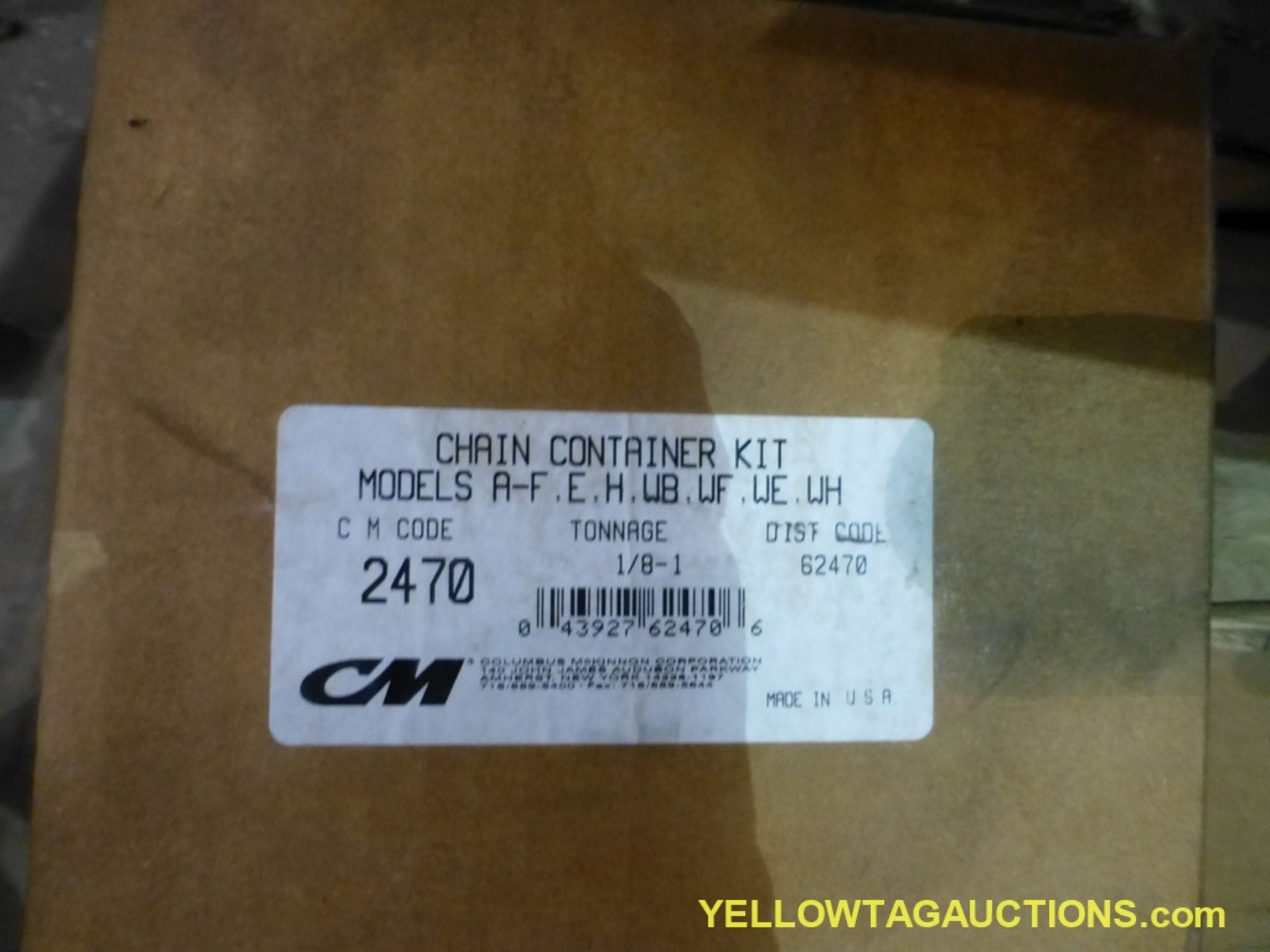 Lot of Assorted CM Chain Container Kits | Cat No's. Include:; 2470; 2477; 2453 - Image 2 of 3