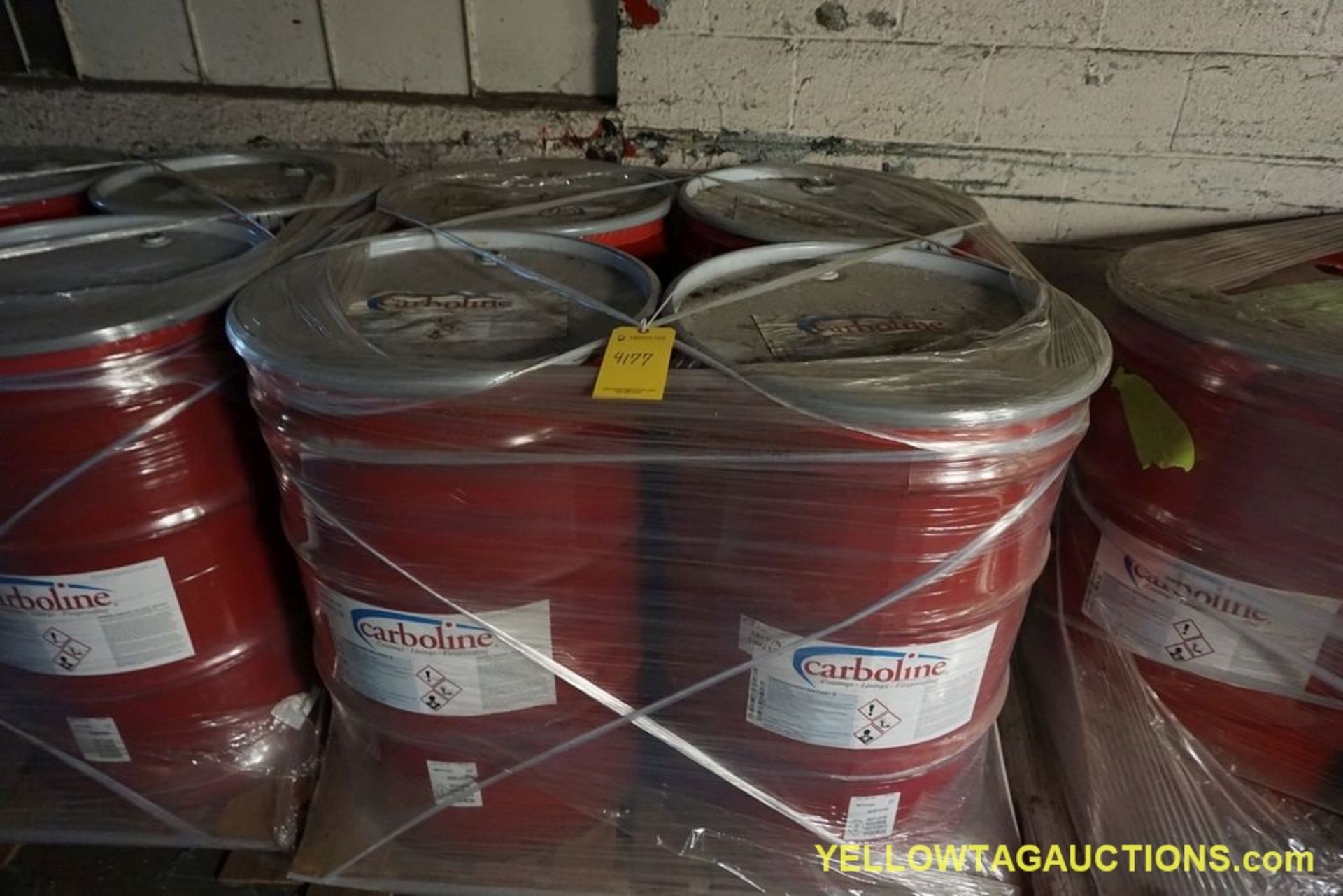 Lot of Approx. (36) 55 Gallon Drums of Carboline Coating | Includes: Black C900, Color 0908 - Image 8 of 15