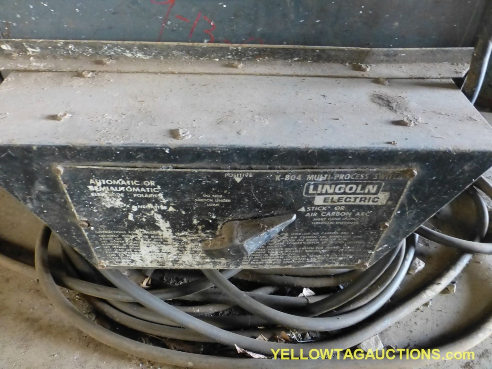 Lot of (2) Lincoln Welding Components | (1) Ideal Arc DC 600 Arc Welder w/Multi Processing Switch; W - Image 7 of 12