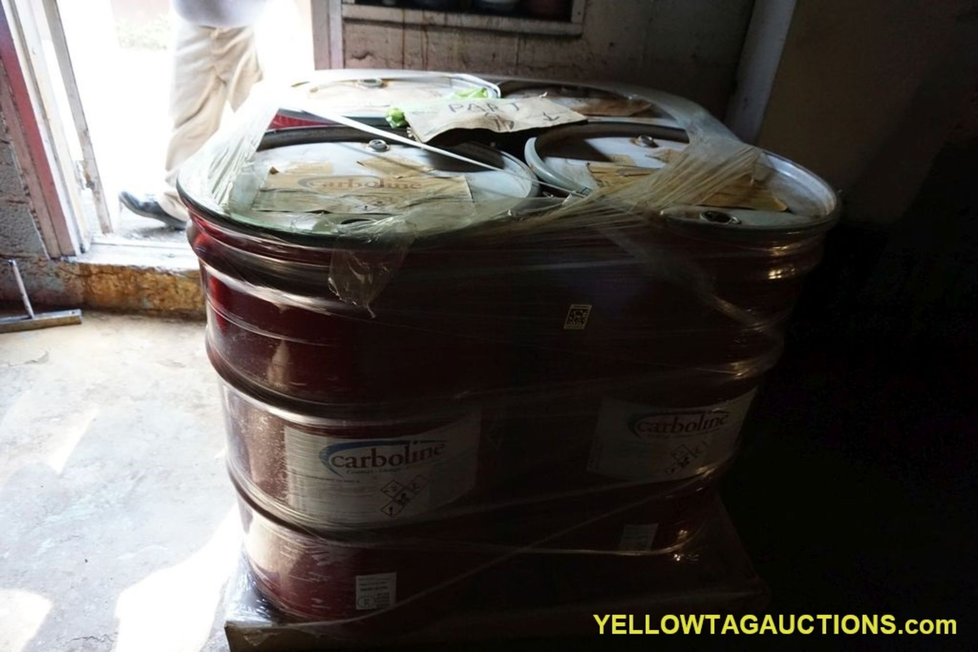 Lot of Approx. (36) 55 Gallon Drums of Carboline Coating | Includes: Black C900, Color 0908 - Image 10 of 15