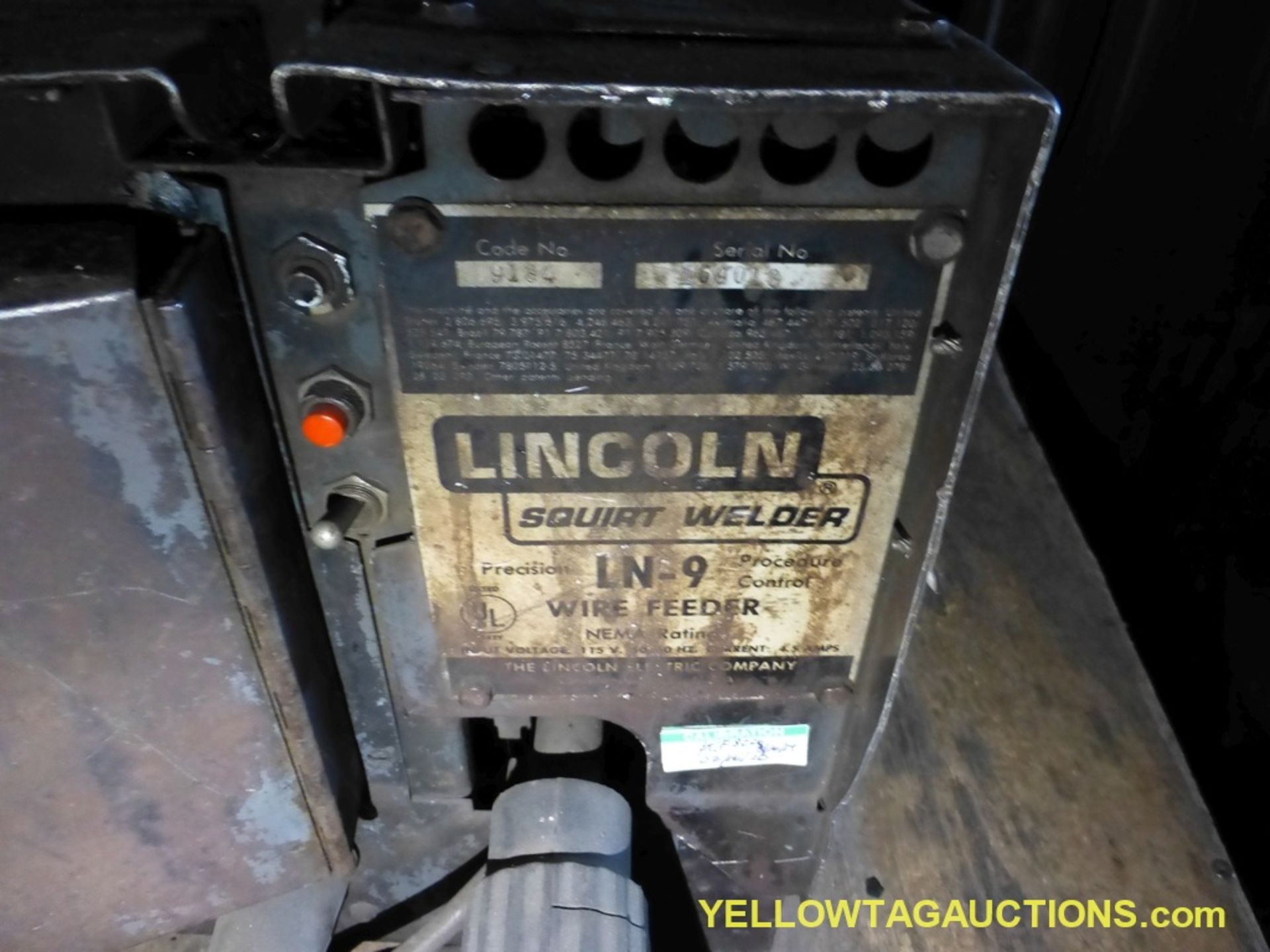 Lot of (2) Lincoln Components | (1) Ideal Arc DC 600 Arc Welder Model No. DC 600 w/Multi Processing - Image 9 of 12