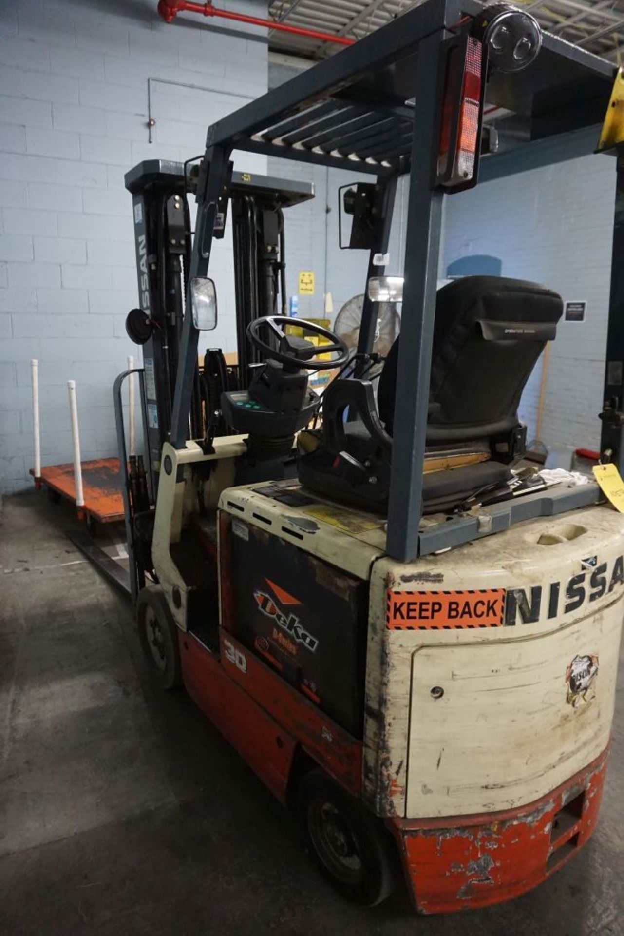 Nissan 48V Electric Forklift|2,470 lb Capacity; 1625 lb Residual Capacity; *Delayed Removal* - Image 5 of 14
