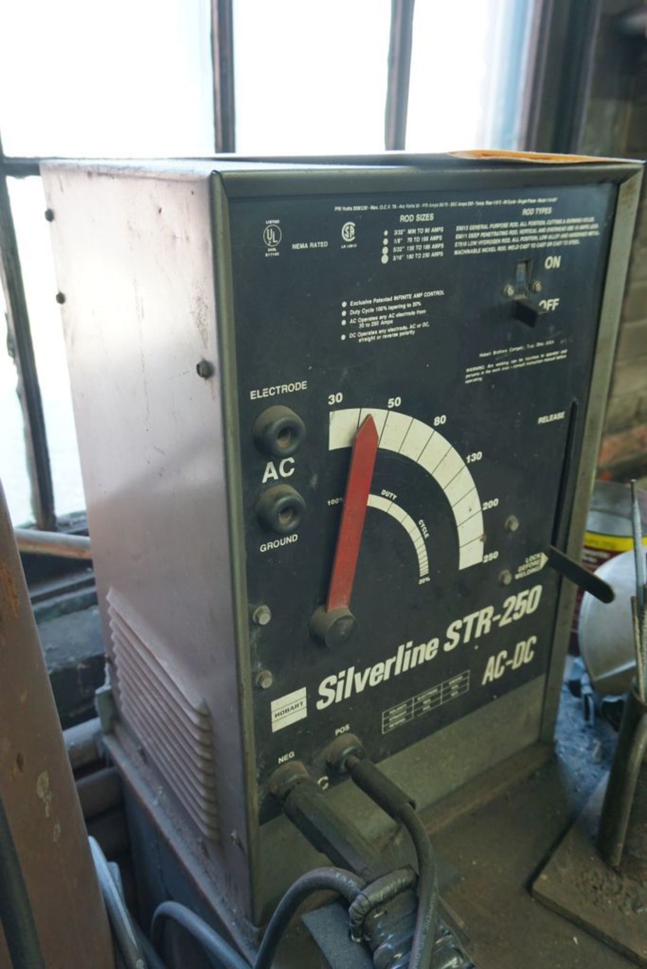 Lot of (2) Welders|Includes:; Hobart Silverline STR-250; Marquette AC Arc Welder|Lot Tag: 800 - Image 3 of 8
