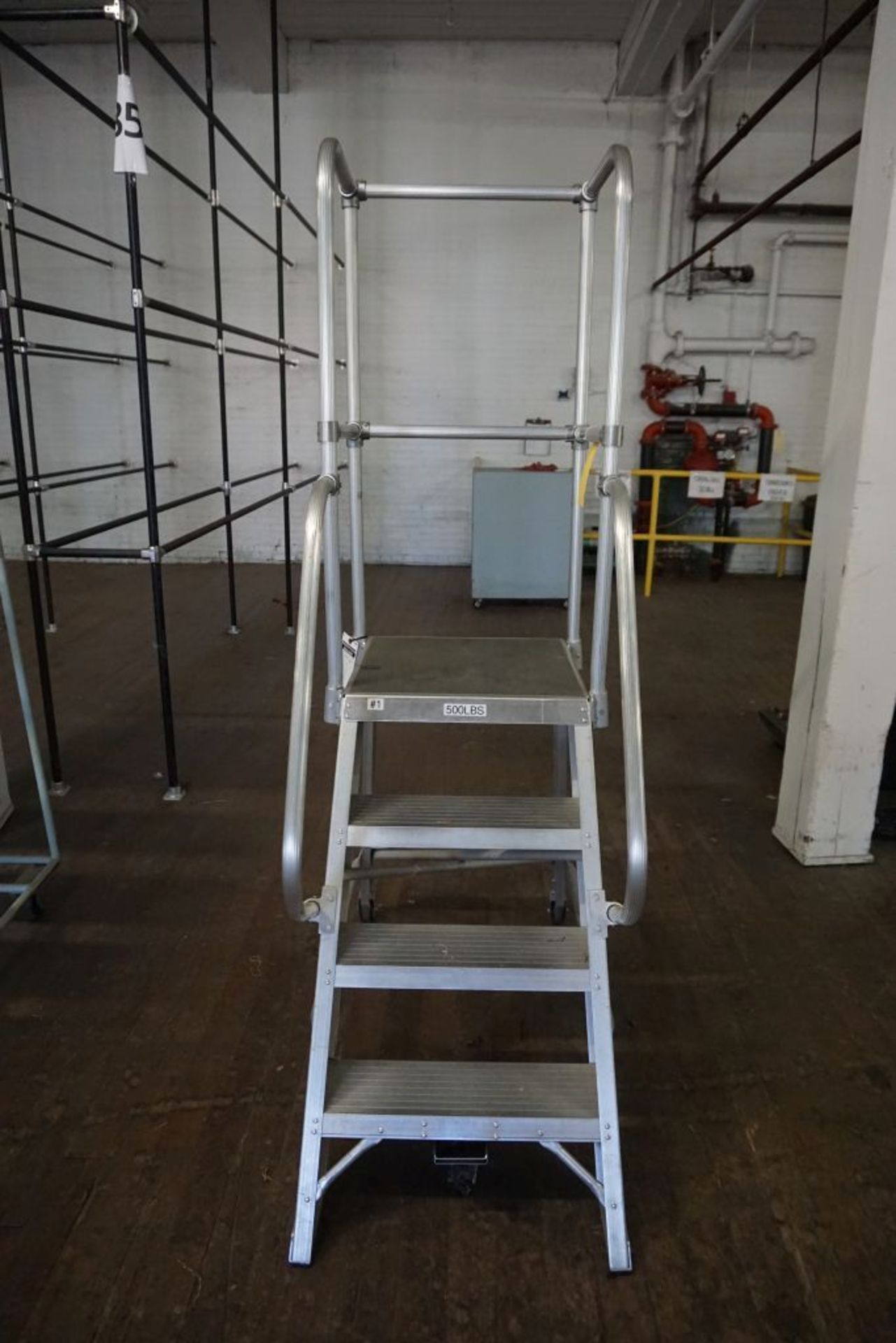 Alaco Portable Stairs|36" Platform Height|Lot Tag: 1052