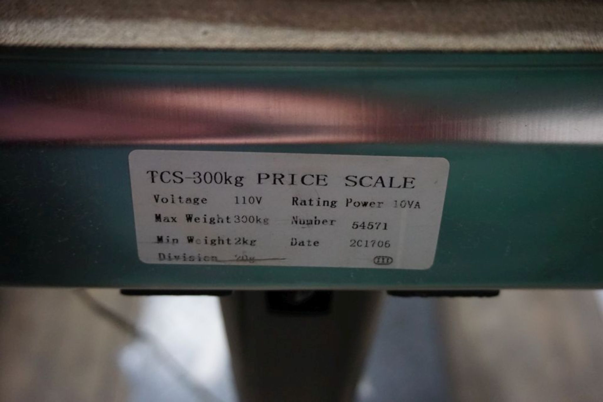 Electric Platform Scale|600 x .05 lb Capacity|Lot Tag: 600 - Image 5 of 6