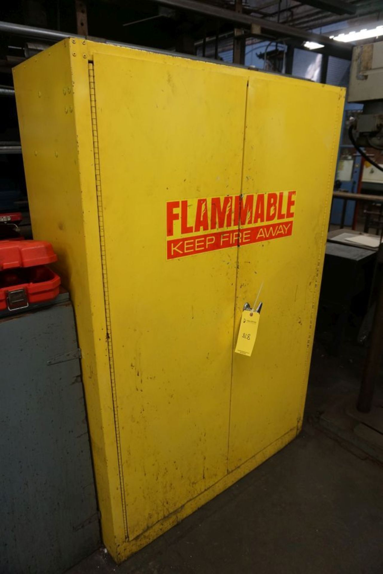 Flammable Storage Cabinet|Lot Tag: 818