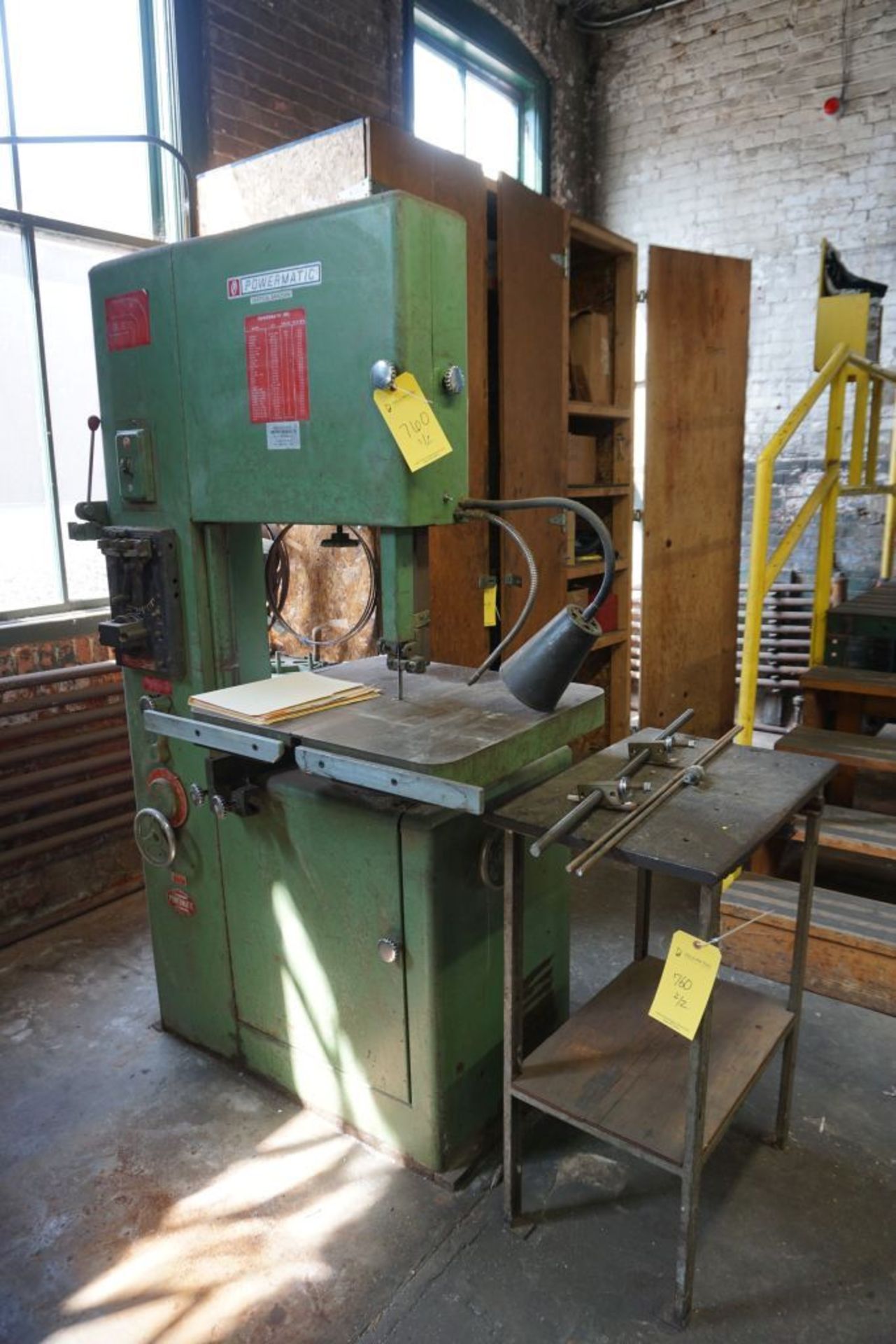 Powermatic 20" Vertical Bandsaw|Variable Speed; Blade Welder; 3PH|Lot Tag: 760