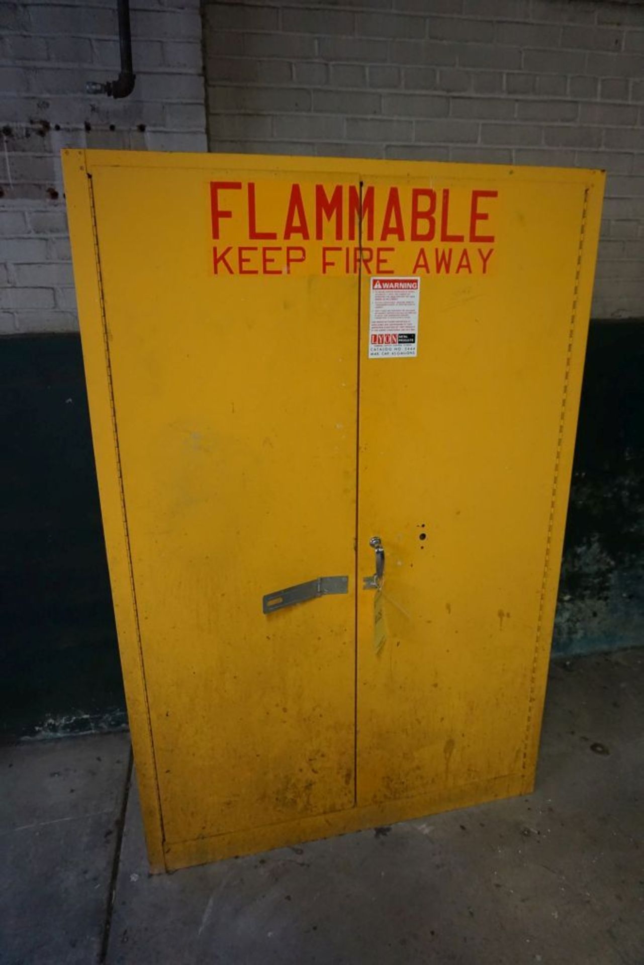 Flammable Storage Cabinet|Lot Tag: 1028