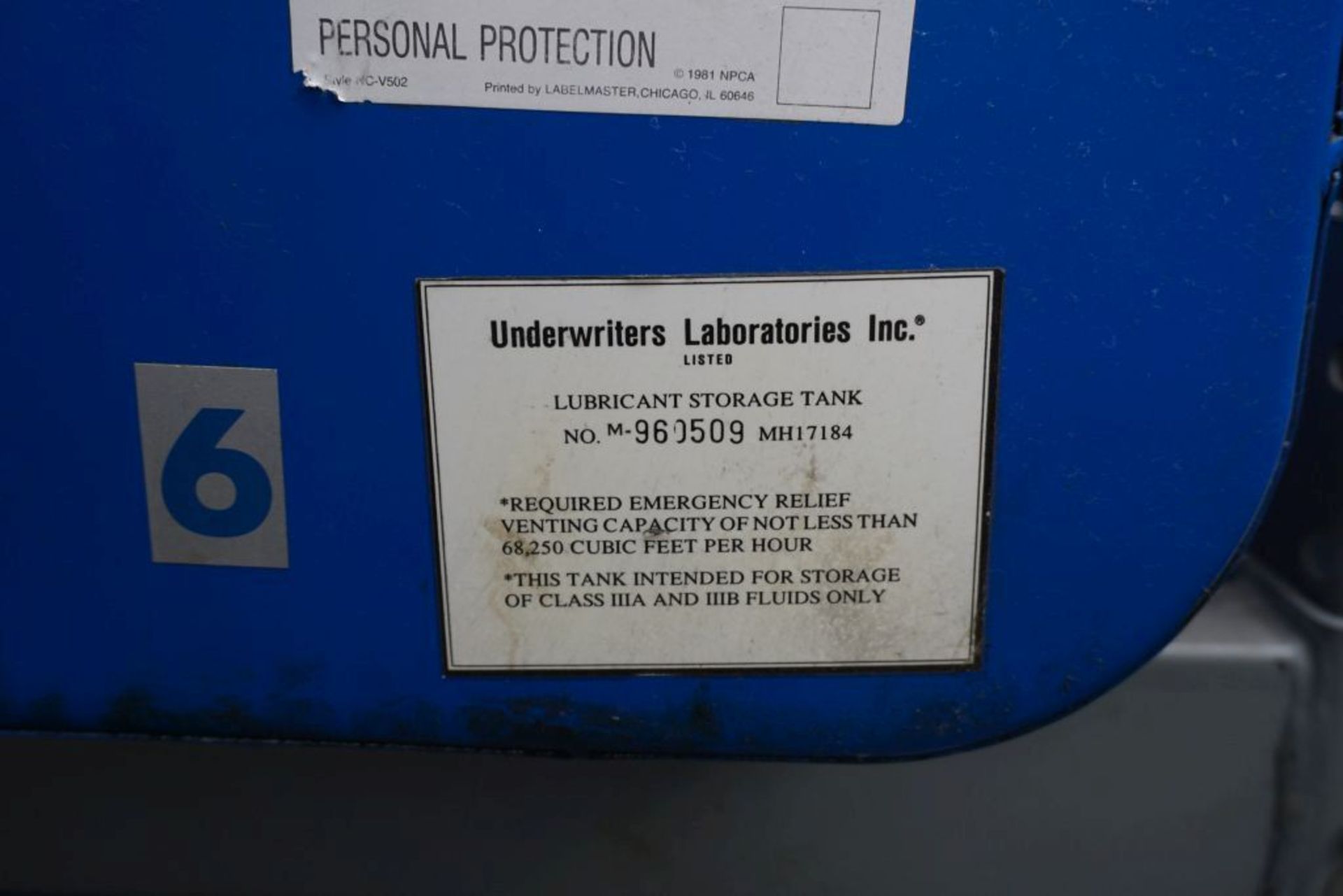 Oil Dispensing System|(6) Drums; Pump; (2) Lube Pumps|Lot Tag: 1013 - Image 10 of 17