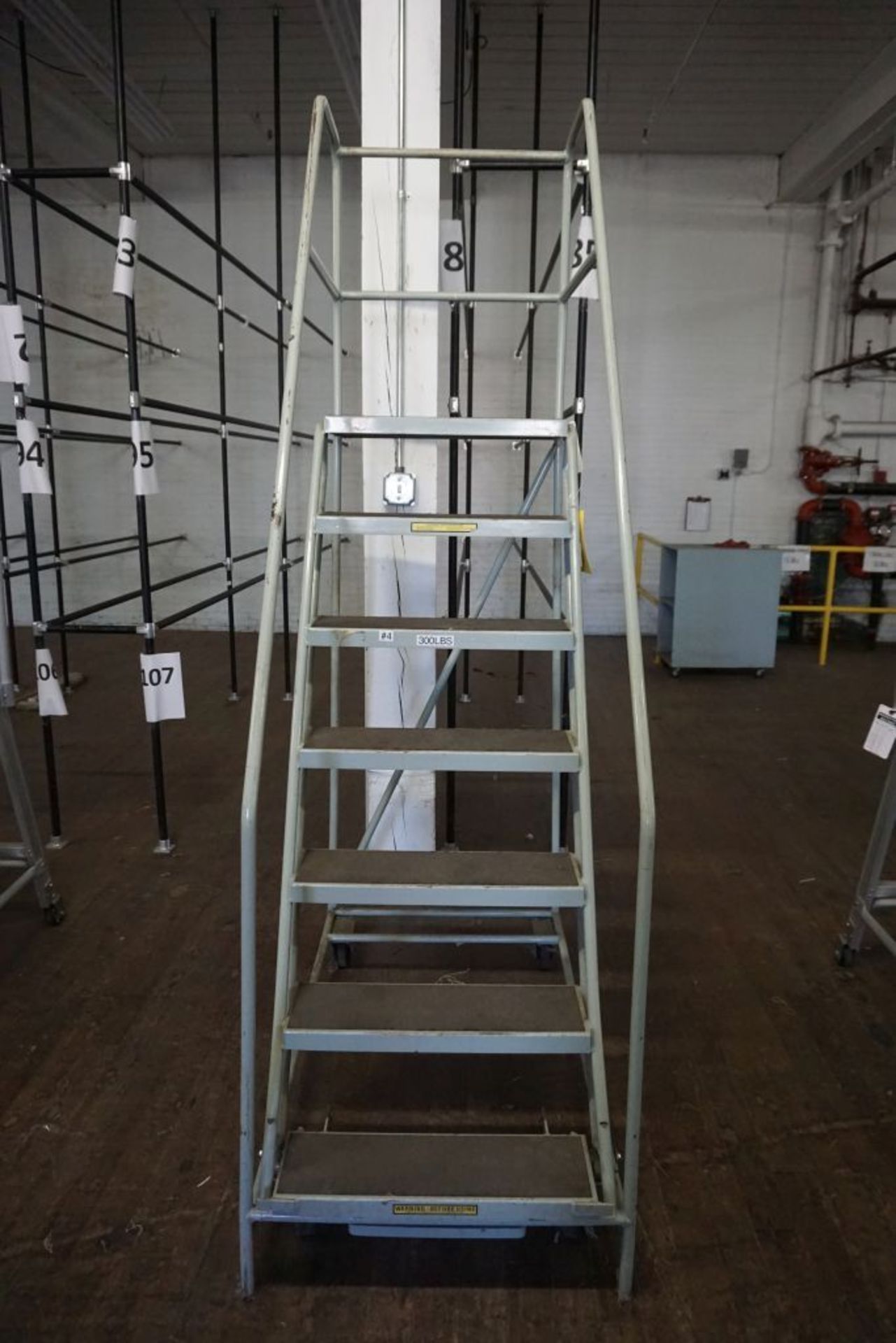 Portable Stairs|72" Platform Height|Lot Tag: 1051
