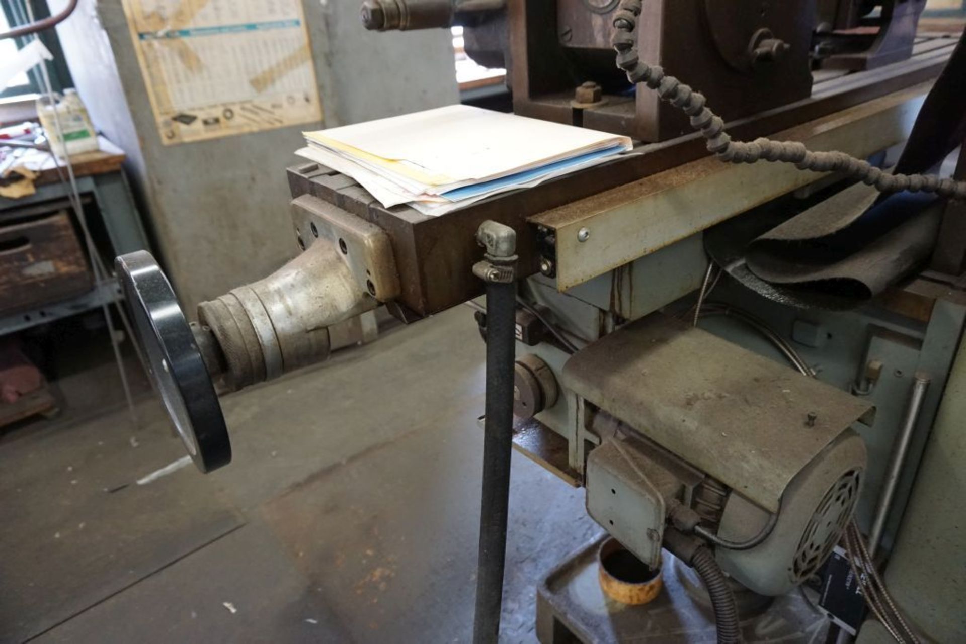 Sharp Horizontal Mill w/Vertical Head|Model No. VH25; 10" x 56" Table; Newall DRC; Dividing Head; - Image 7 of 26