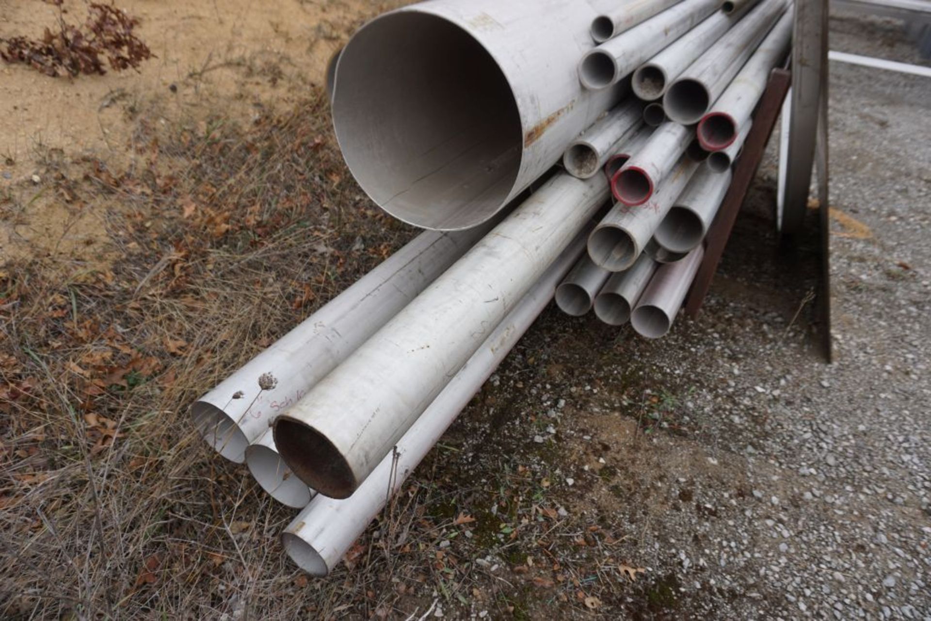 Rack of Assorted Stainless Steel Pipes & Bars - Image 41 of 46