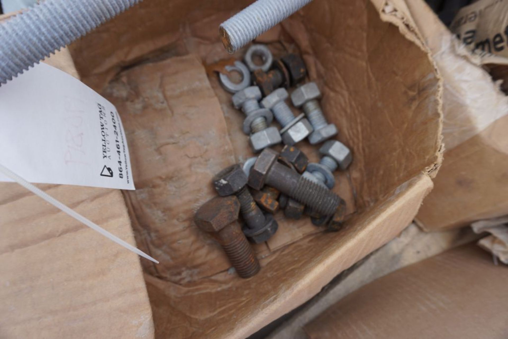 Pallet of Assorted Bolts, Couplings, Rods - Image 5 of 10