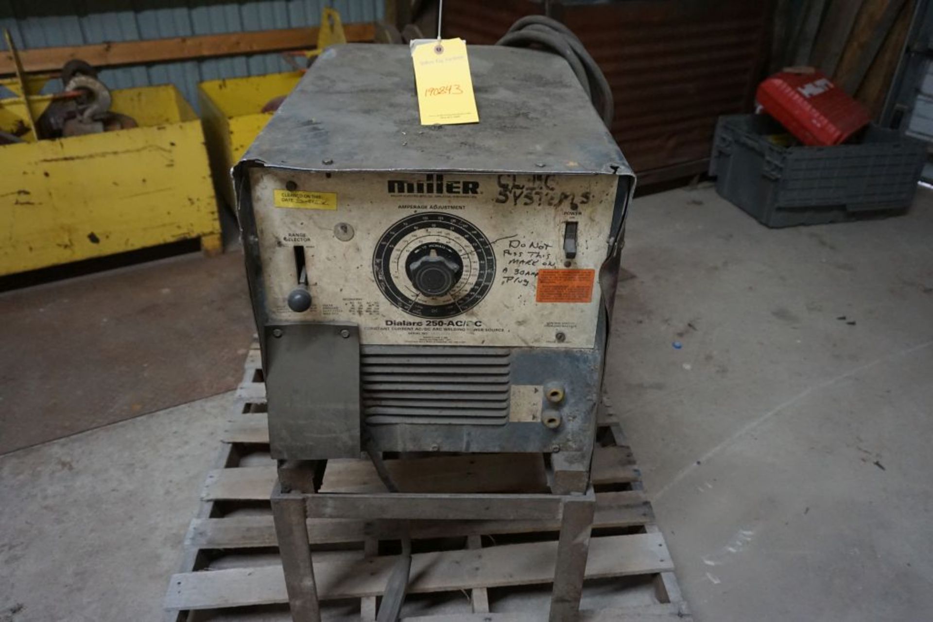 Miller Dialarc 250 AC/DC Welder - Image 2 of 7