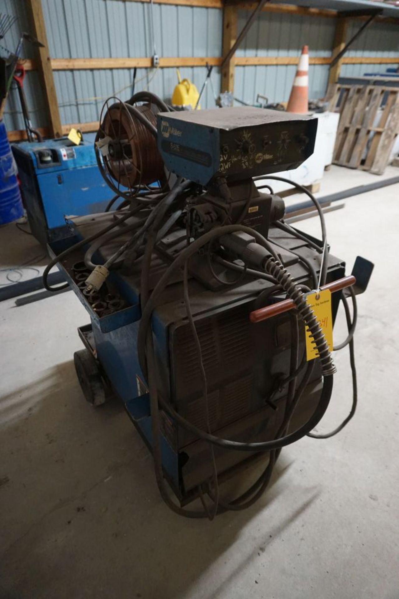 Miller CP-302 Welder with Wire Feeder|Miller S-52E 115 Constant Speed Wire Feeder - Image 5 of 11