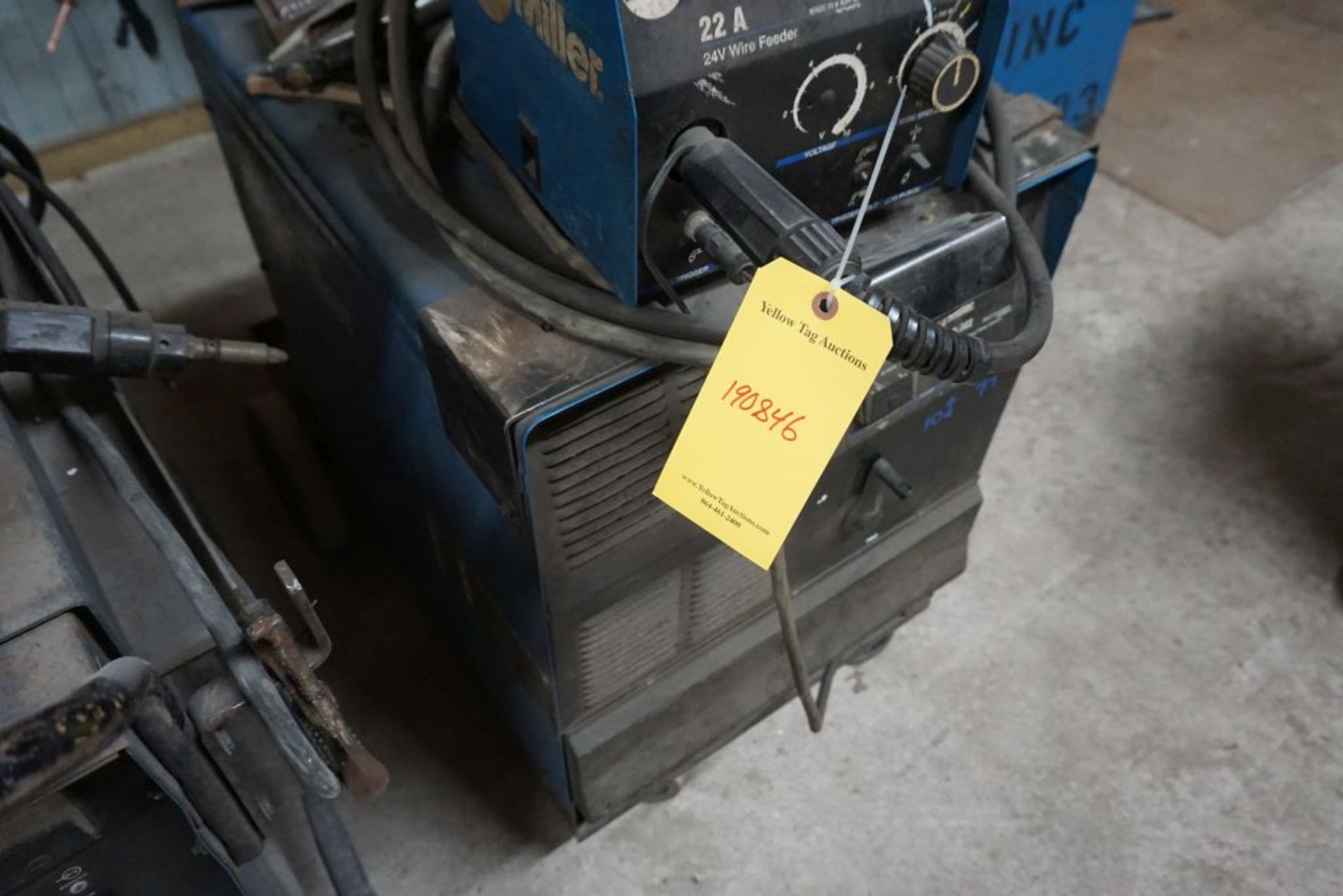 Miller CP-302 CV DC Welder with Wire Feeder|Miller 22A 24V Wire Feeder - Image 6 of 13