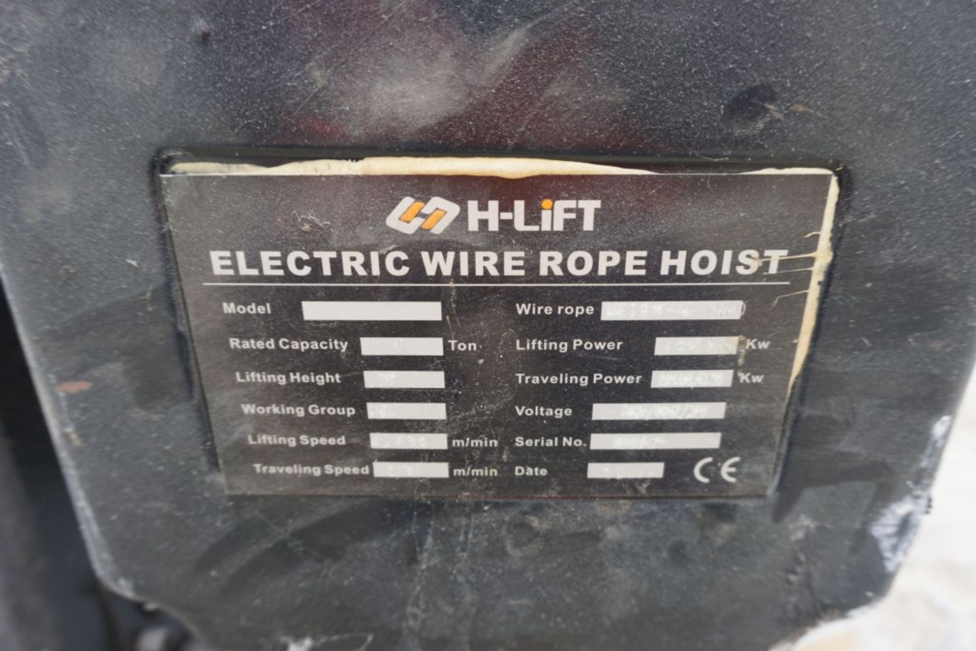 Hi-Lift 10 Ton Electric Wire Rope Hoist - Bild 8 aus 11