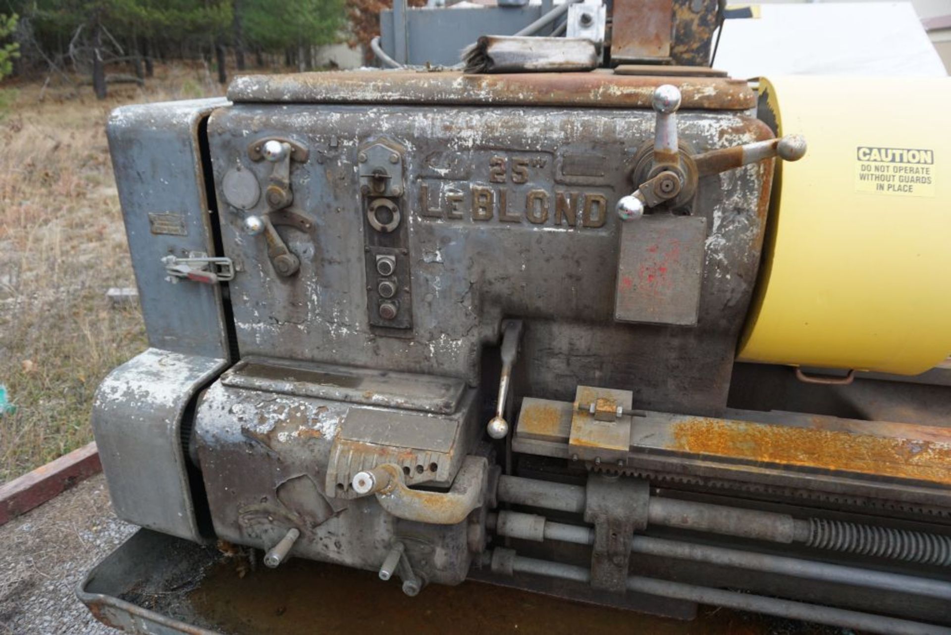 Leblond 25'' Lathe|8' Between Centers; Steady Rest; Taper Attachment; Delco AC Motor:; Model No. B- - Bild 17 aus 26