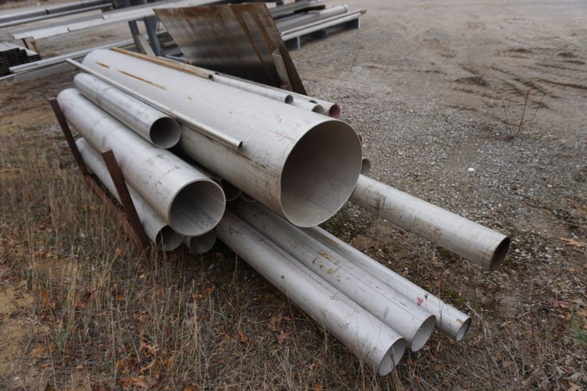 Rack of Assorted Stainless Steel Pipes & Bars - Image 42 of 46