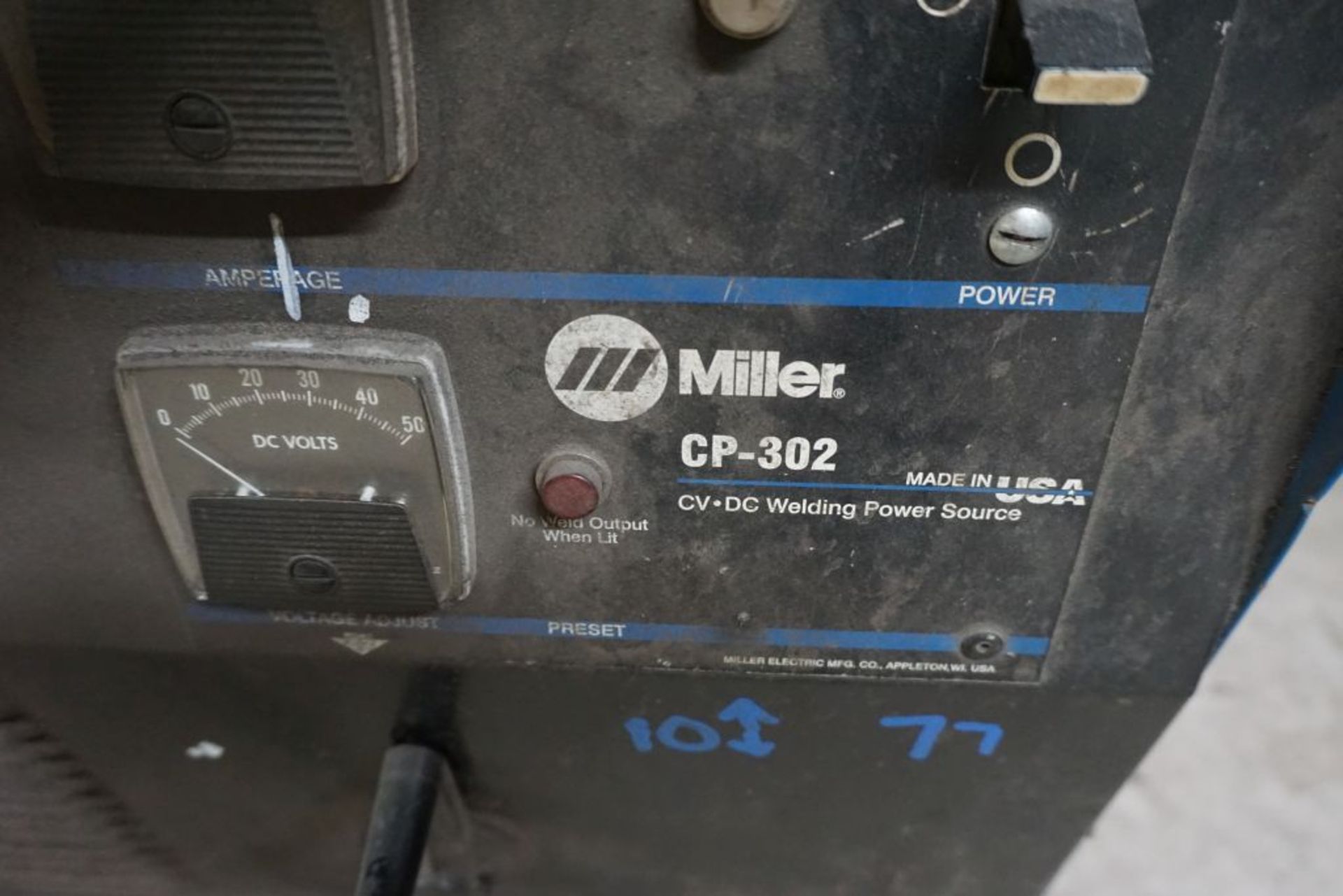 Miller CP-302 CV DC Welder with Wire Feeder|Miller 22A 24V Wire Feeder - Image 12 of 13