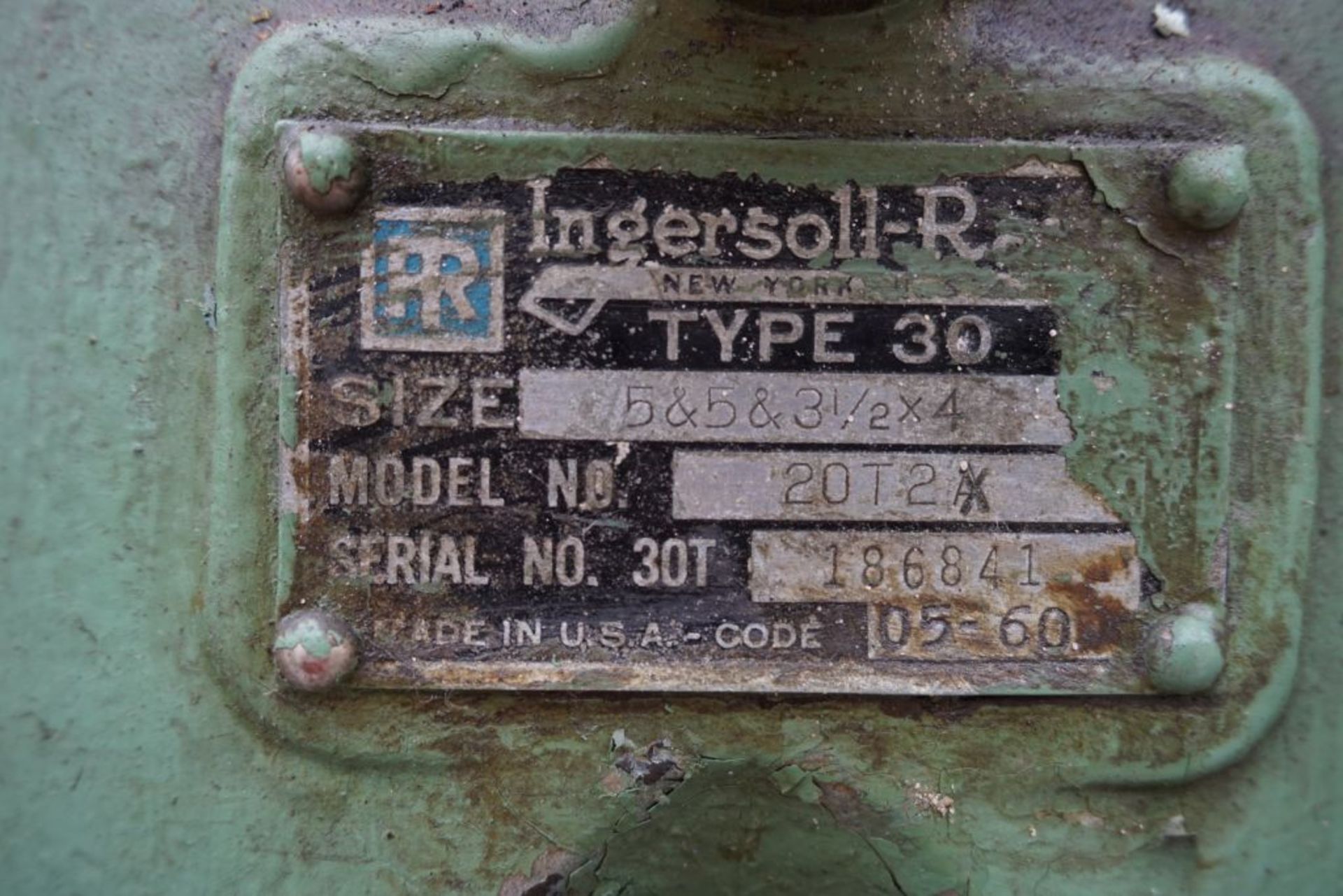 Ingersoll Rand Type 30 (2) Stage Industrial Air Compressor|Model No. 20T2A - Image 16 of 16