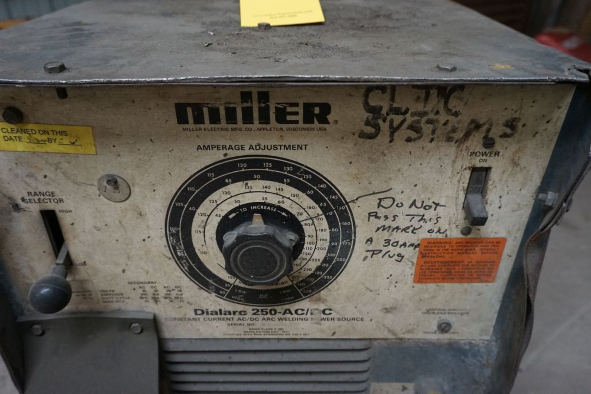 Miller Dialarc 250 AC/DC Welder - Image 4 of 7