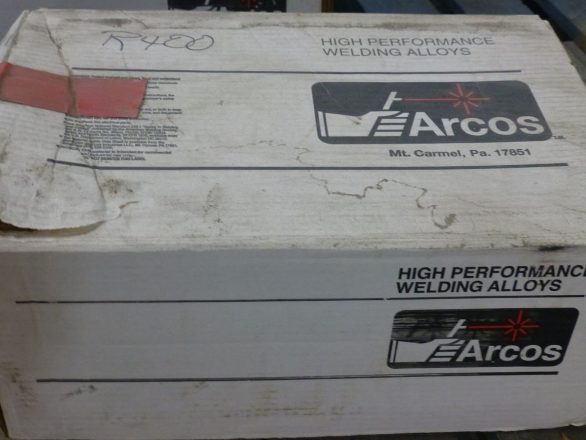 Lot of (1) Box of Arcos 1/8" Welding Electrodes|Part No. CLN738H; Model No. R400; 50 lbs - Image 2 of 3