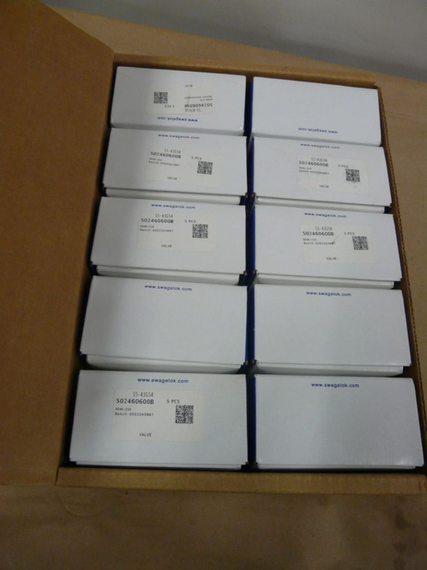 Lot of (50) Swagelok Valves|Part No. SS-43GS4 - Image 3 of 4