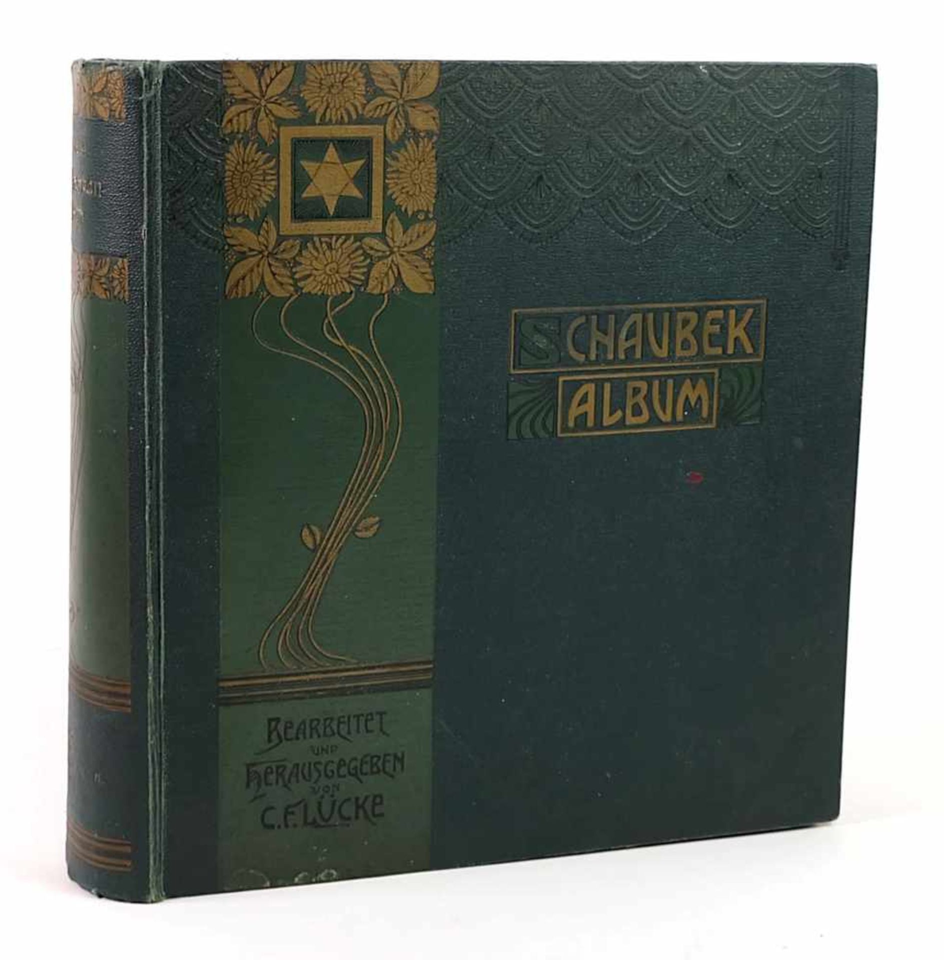 SCHAUBEKS BRIEFMARKEN-ALBUM, 1913, Verlag C.F. Lücke/ Leipzig, Schaubeks Illustriertes Normal-