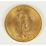 USA, 20$ 1908, Double Eagle St. Gaudens, 33,34g 900er-Gold