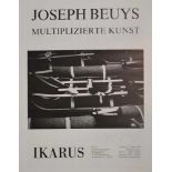 BEUYS, Joseph (*1921 Krefeld †1986 Düsseldorf), Plakat/ Offset, "Joseph Beuys. Multiplizierte