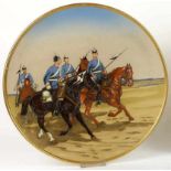 STÖCKE, Alfred (*1860 †1948) für Manuf. Villeroy und Boch/ Mettlach, 1892, Steinzeug, Coupteller,