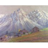 NONN, Carl (*1876 Bonn †1949 ebd), Öl/ Leinwand, "Sonnenspitze in Tirol / Lermoos", rechts unten