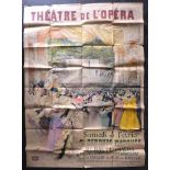 GRAY, Henri (*1858 †1924), Plakat/ Poster, um 1900, "Théâtre de l'Opéra", Herst. Courmont Frères/